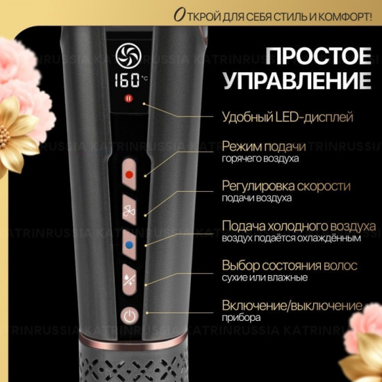 Фен-выпрямитель 2 в 1 Aulandi AUL_900