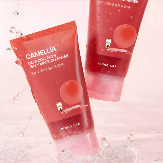 Гель-маска для очищения кожи c камелией «Camellia Deep Collagen Jelly Mask Cleanser»