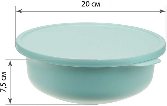 Миска с крышкой