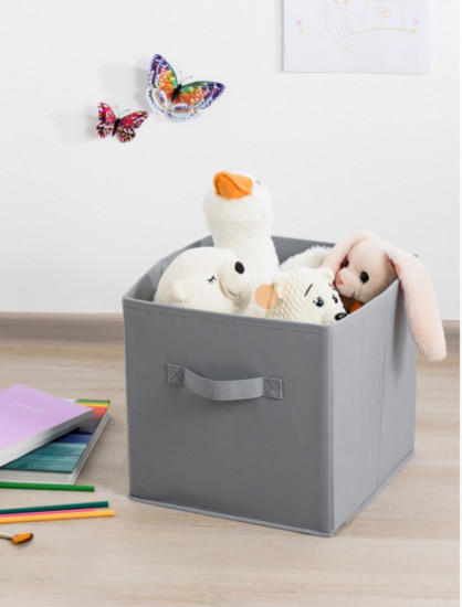 Навбор коробок текстильных для хранения вещей