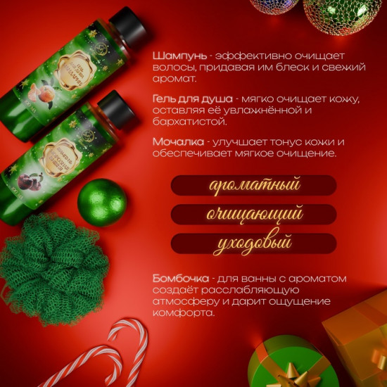 Новогодний подарочный набор косметики