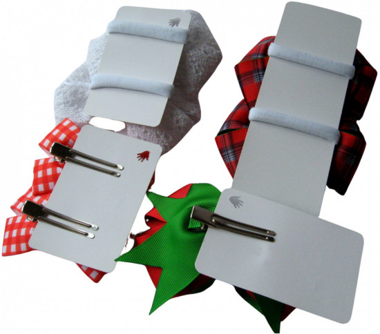 Подарочный набор бантов для волос ручной работы «Christmas Box»