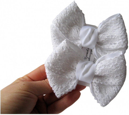 Подарочный набор бантов для волос ручной работы «Christmas Box»