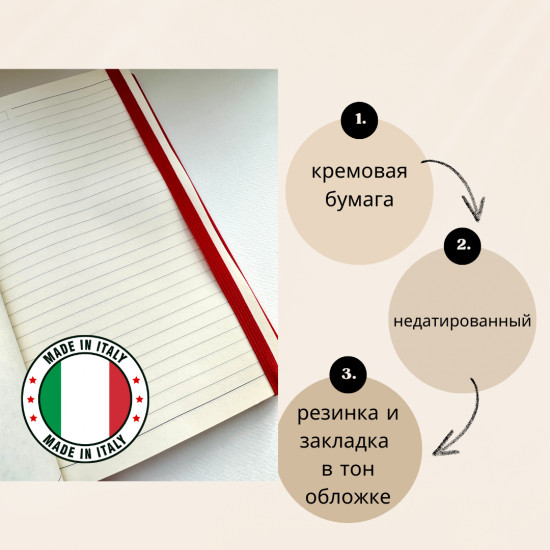 Ежедневник с дизайнерским принтом «Морской дракон»