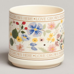 Кружка с крышкой «Flowers» - Фото 4