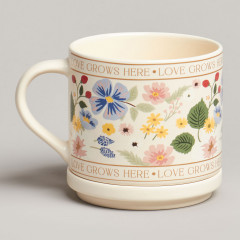 Кружка с крышкой «Flowers» - Фото 5