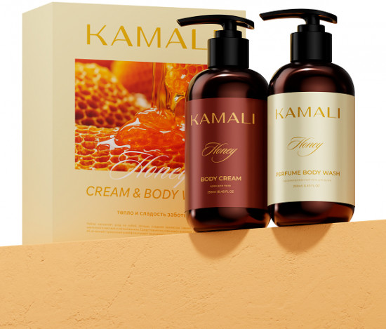 Набор для тела уходовый «Honey Cream&Body Wash»