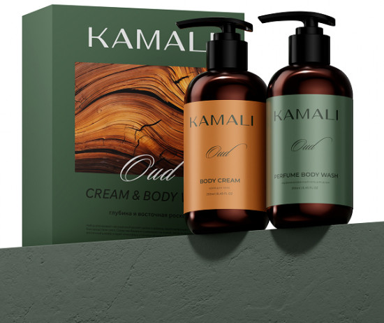 Набор из крема для тела и геля для душа «Oud Cream & Body Wash»
