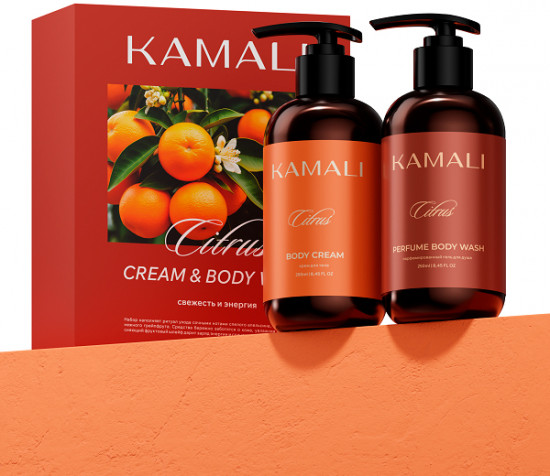Набор для тела уходовый «Citrus Cream&Body Wash»