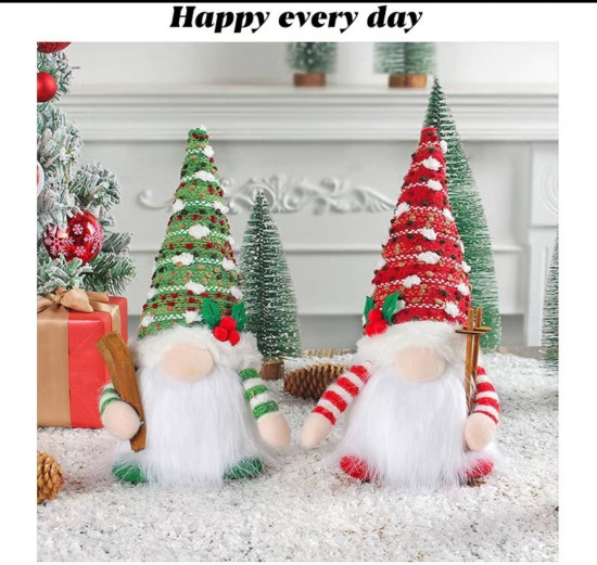 Набор декоративных новогодних фигурок «Скандинавский гном»