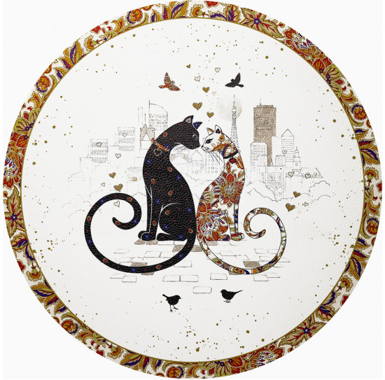 Набор салфеток подстановочных «Парижские коты»