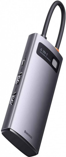 Хаб Baseus Metal Gleam WKWG030113