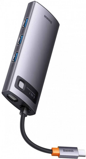 Хаб Baseus Metal Gleam WKWG030113
