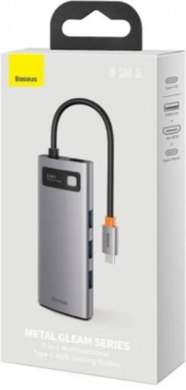 Хаб Baseus Metal Gleam CAHUB-CX0G Type-C