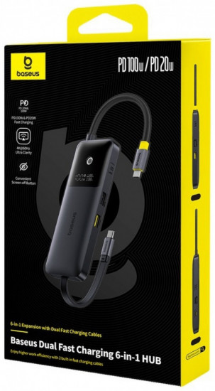 Хаб Baseus B00070902123-00 Type-C