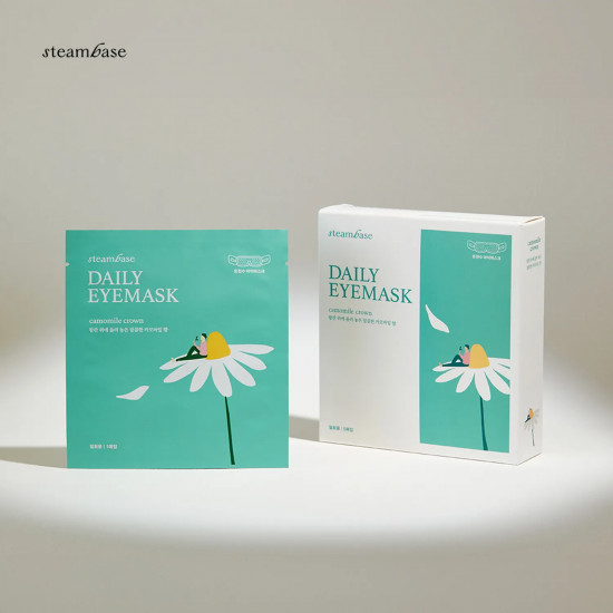 Согревающая маска для глаз с эффектом ароматерапии «Daily Eyemask Camomile Crown»