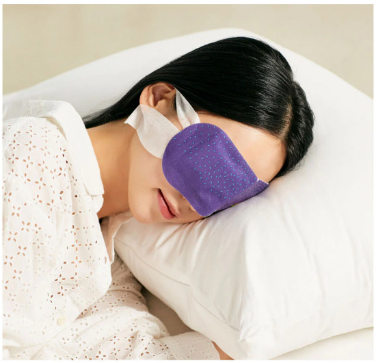 Согревающая маска для глаз с эффектом ароматерапии «Daily Eyemask Lavender Blue Water»