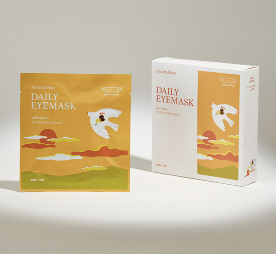 Согревающая маска для глаз с эффектом ароматерапии «Daily Eyemask Soft Sunset»