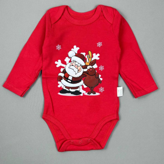 Боди новогодний для новорожденных