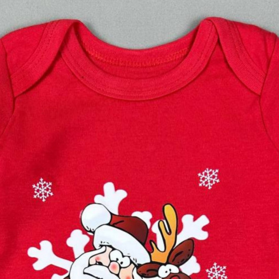 Боди новогодний для новорожденных