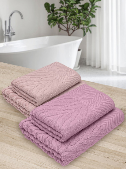 Набор махровых полотенец «Жаккард»