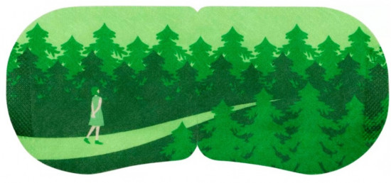 Согревающая маска для глаз с эффектом ароматерапии «Cypress Forest»