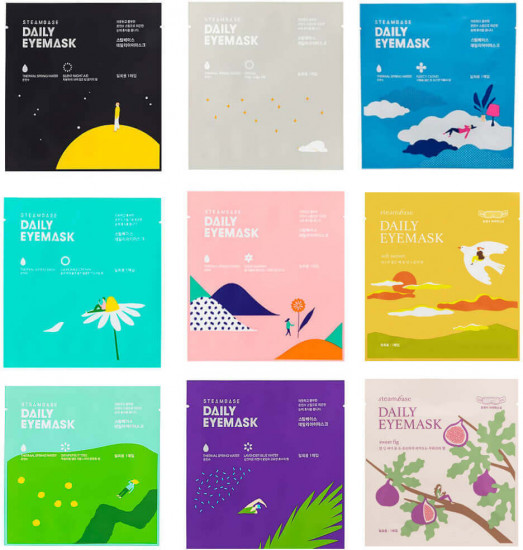 Согревающая маска для глаз с эффектом ароматерапии «Lavender Blue Water»