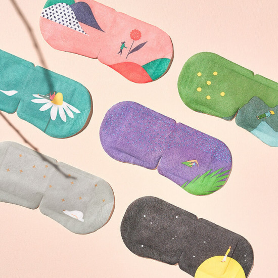 Согревающая маска для глаз с эффектом ароматерапии «Lavender Blue Water»