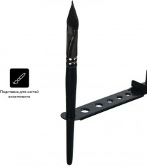 Мольберт переносной с держателем для кистей - Фото 5