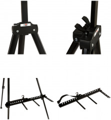 Мольберт переносной с полкой и держателем для кистей - Фото 5