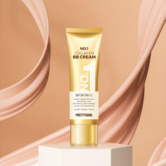 ВВ-крем для лица с коллагеном «Collagen BB Cream SPF50», оттенок 1
