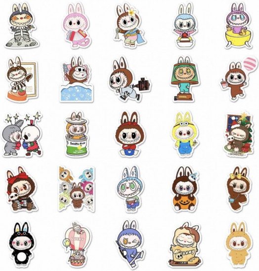 Набор наклеек «Лабубу»