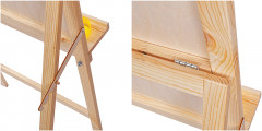 Мольберт напольный со съемными полками и стаканами «Хлопушка» - Фото 3