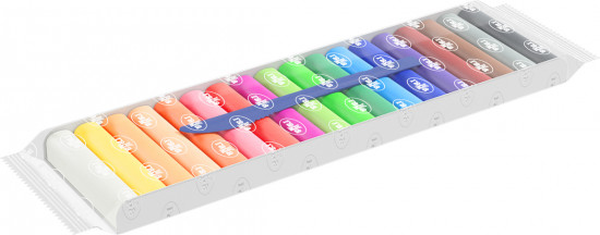 Пластилин восковой мягкий со стеком