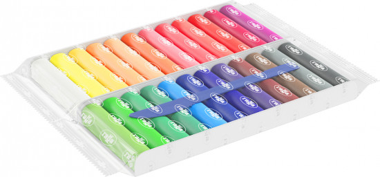 Пластилин восковой мягкий со стеком