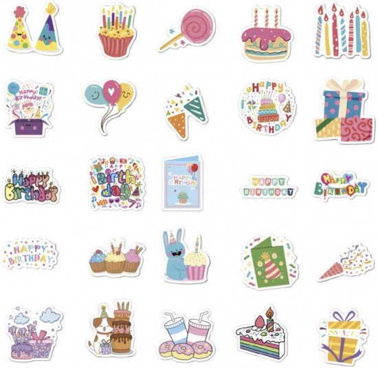 Набор наклеек «Happy Birthday»