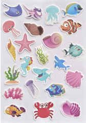 Набор наклеек «Морские обитатели» - Фото 1