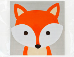 Аппликация помпонами «Лисичка» - Фото 1