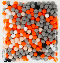 Аппликация помпонами «Лисичка» - Фото 4