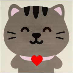 Аппликация помпонами «Котик» - Фото 2