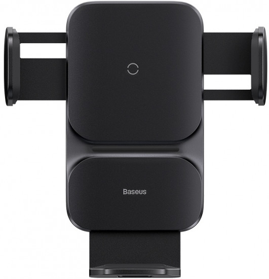 Автомобильный держатель для телефона Baseus Wisdom Auto Alignment Qi 15W