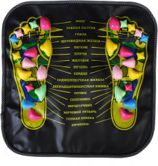 Коврик массажный для ног с указанием акупунктурных точек - Фото 1