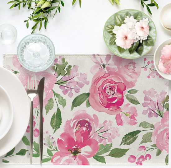 Набор сервировочных салфеток «Розы»