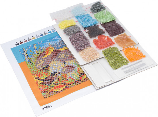 Набор для вышивания бисером «Боровики»