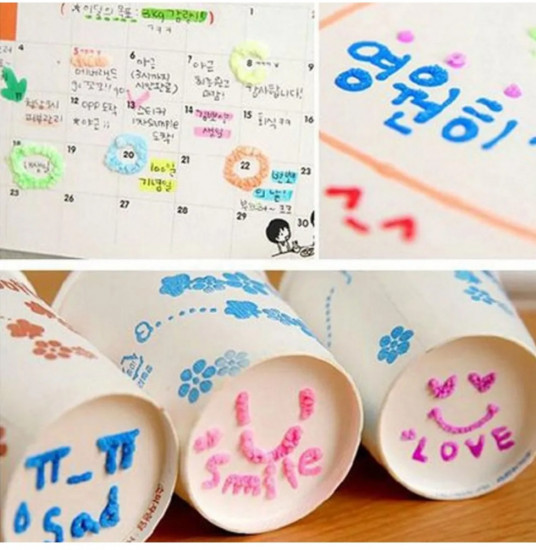 Краска-гель с эффектом поп-корна