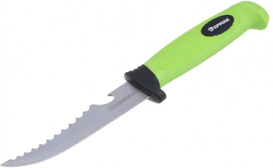 Нож универсальный для туризма и рыбалки с ножнами