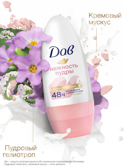 Дезодорант-антиперспирант «Нежность пудры»