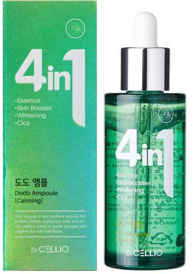 Успокаивающая сыворотка для лица с экстрактом центеллы «4 in 1 Dodo Calming Ampoule»