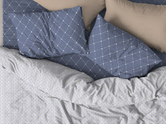 Комплект постельного белья «Sardinia» (евро, поплин, 2 наволочки 70х70) - Фото 1