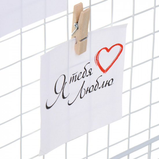 Полка настенная декоративная с открытками